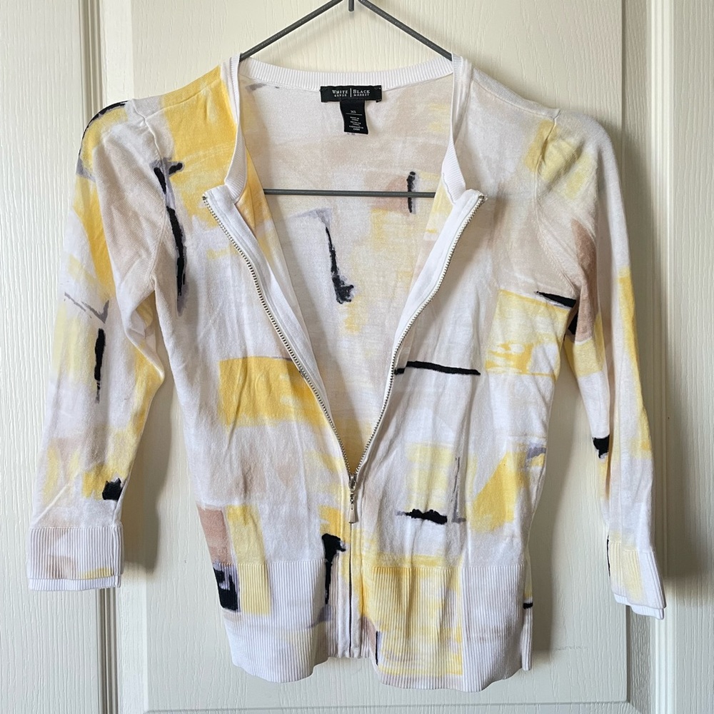 WHBM zip up sweater